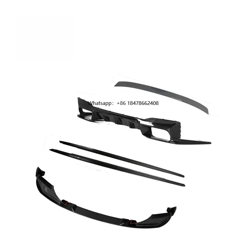 F90 M5 Bodykit Carbon Fiber Front  Bumper Lip Diffuser Side Skirts Spoiler  for  F90 M5 Pre Lci