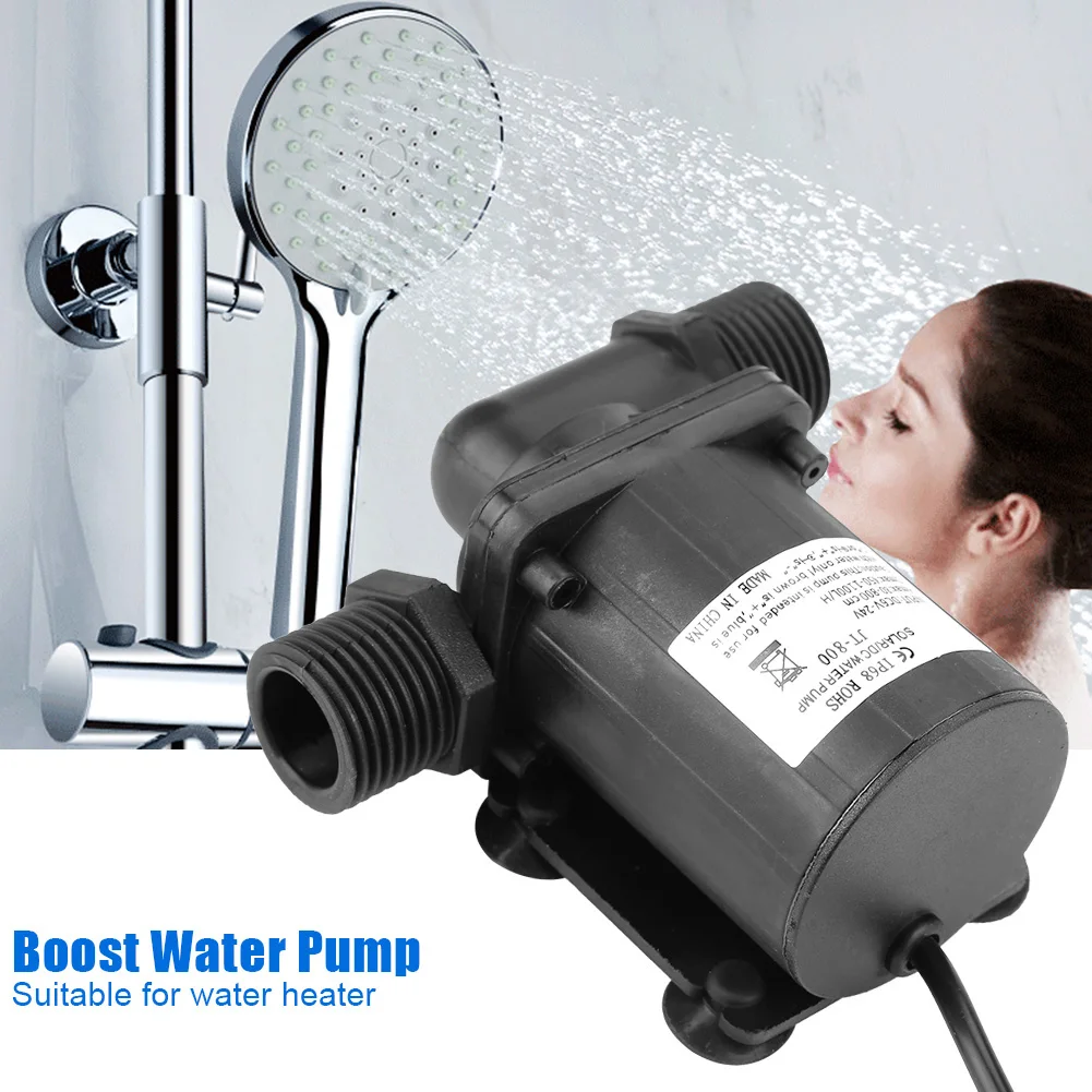 Mini High Hydraulic Head DC Brushless Boost Water Pump 24V -40℃-100℃