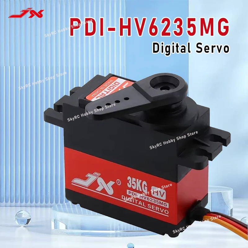

JX Servo PDI-HV6235MG Digital Servo - 35KG High Torque, 0.13 Sec/60°, 6.0 - 8.4V, Metal Gear, for RC & Robotics