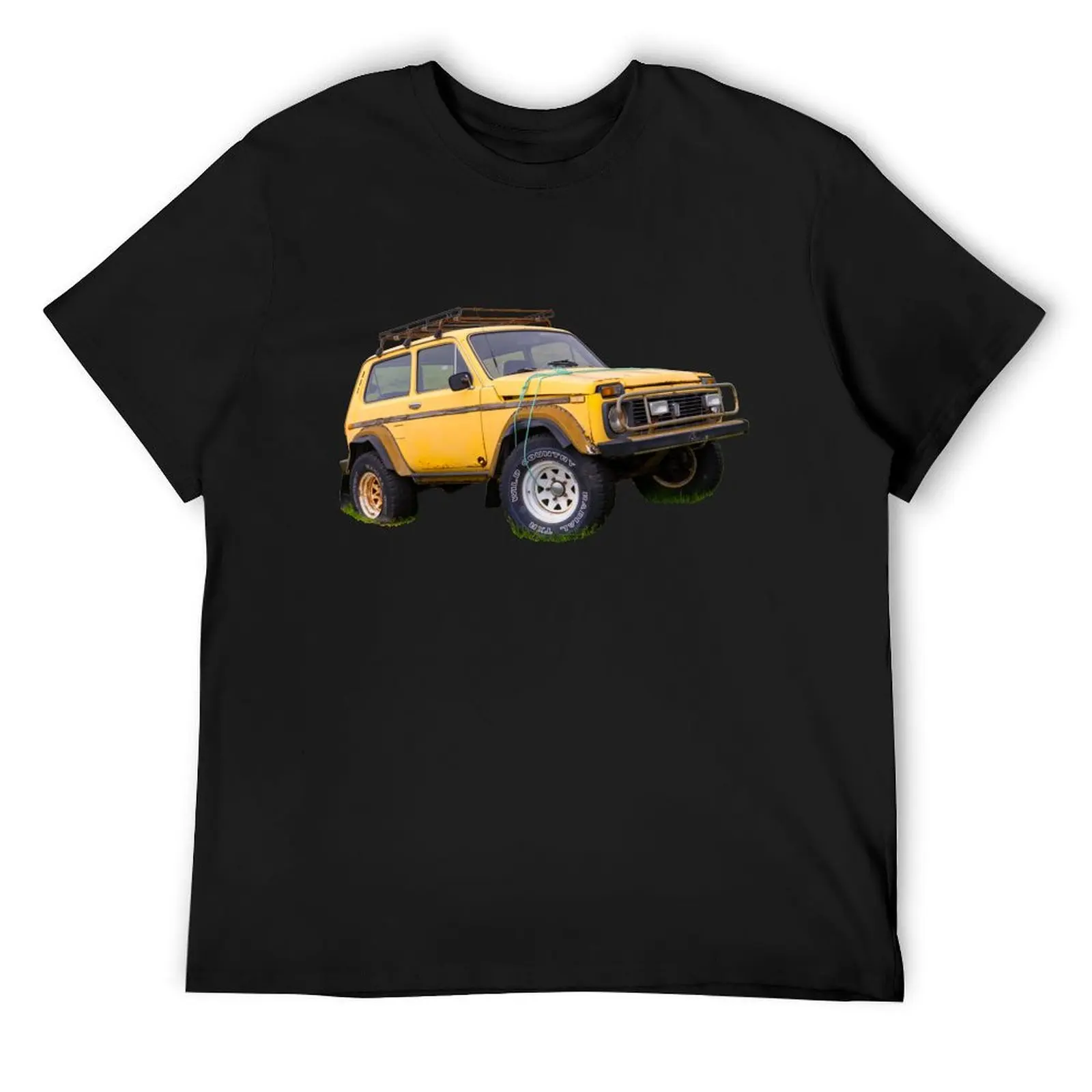 

A yellow, wrecked and abandoned car T-Shirt blue lock Louboutins tshirts personalised mens graphic t-shirts hip hop