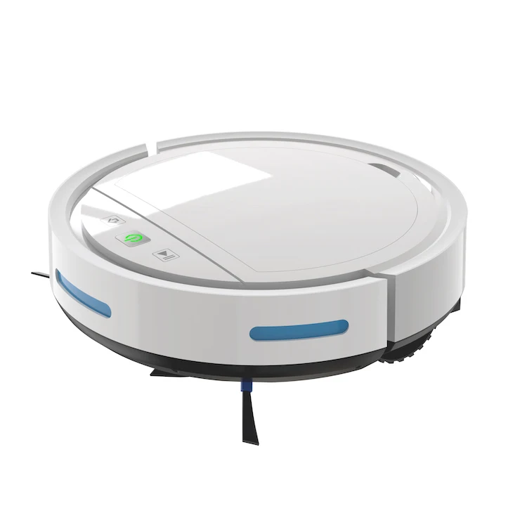 Rechargeable automatic intelligent machine human 2500Pa vacuum cleaner suction E118HW robot vacuum cleaner with mop function