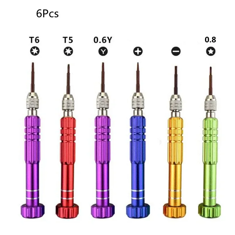 5/6/7 Piece Multifunction Screwdriver Set Cell Phone Watches Eyeglasses Disassembly Tools Laptop Repair Tools Repair Accessories