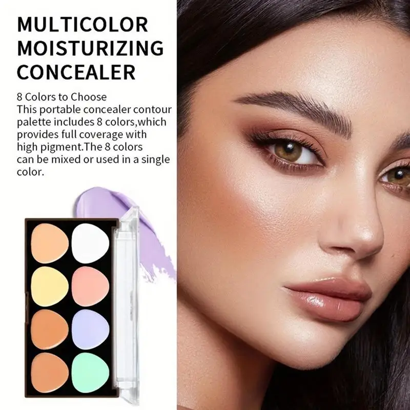 Foundation Palette Pulver Palette Korrektur Concealer Palette Creme Concealer Kit Farb korrektur Concealer Palette für Frauen