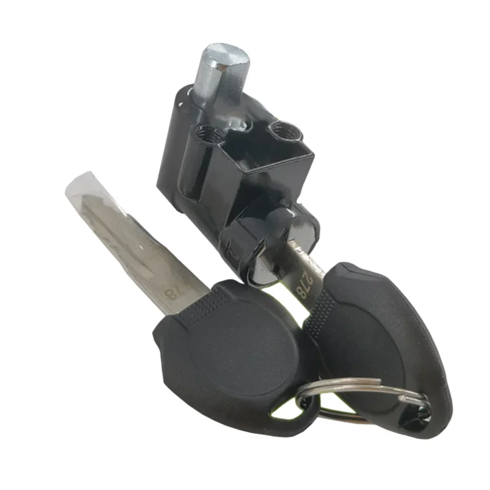 

Heavy Duty Electric Bicycle Battery Case Lock With Ignition OnOff Key Alluminum Alloy Construction Reliable Performance