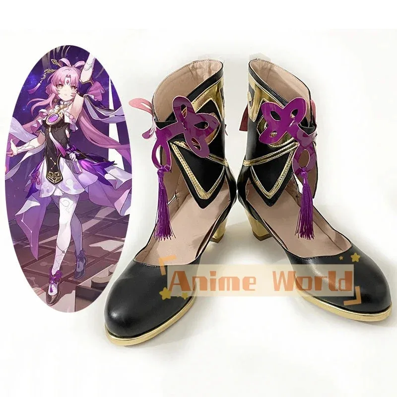 

Honkai: Star Rail Fu Xuan Cosplay Shoes Halloween Carnival Boots Custom Made