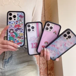 Wildflower 3D mushrooms Cat Phone Case for iPhone 16 15 14 13 12 17 Pro Max Plus Air 17pro WF Girl Cute Cartoon Cover Funda