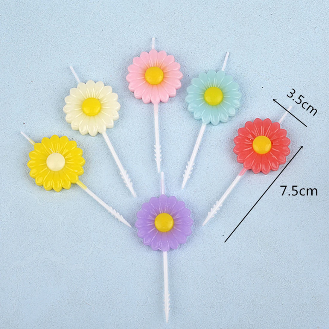 Bunte Gänseblümchen-Blumenkerz – Scented Candle Set Bewertung und Preis