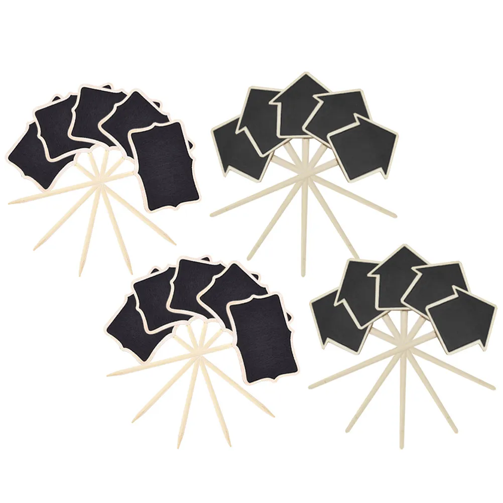 20Pcs Wooden Plant Label Stakes Labels Multi-functional Garden Tags Flower Pots Marker Mini