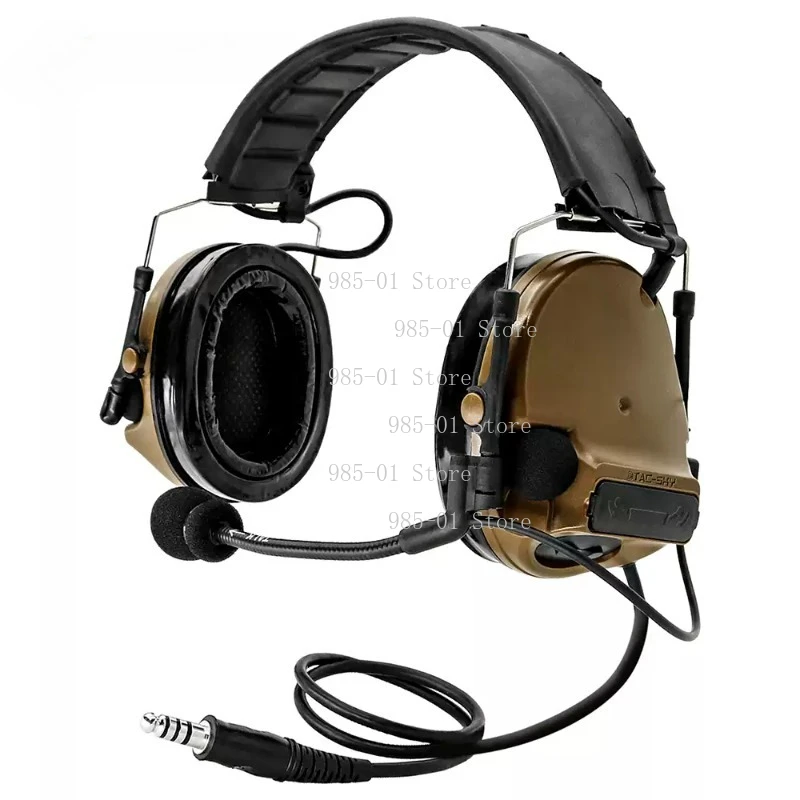 Premium Silicone CB Color Headphones Detachable TAC-SKY Comtac-III/C3 Noise-Cancelling Tactical Headset