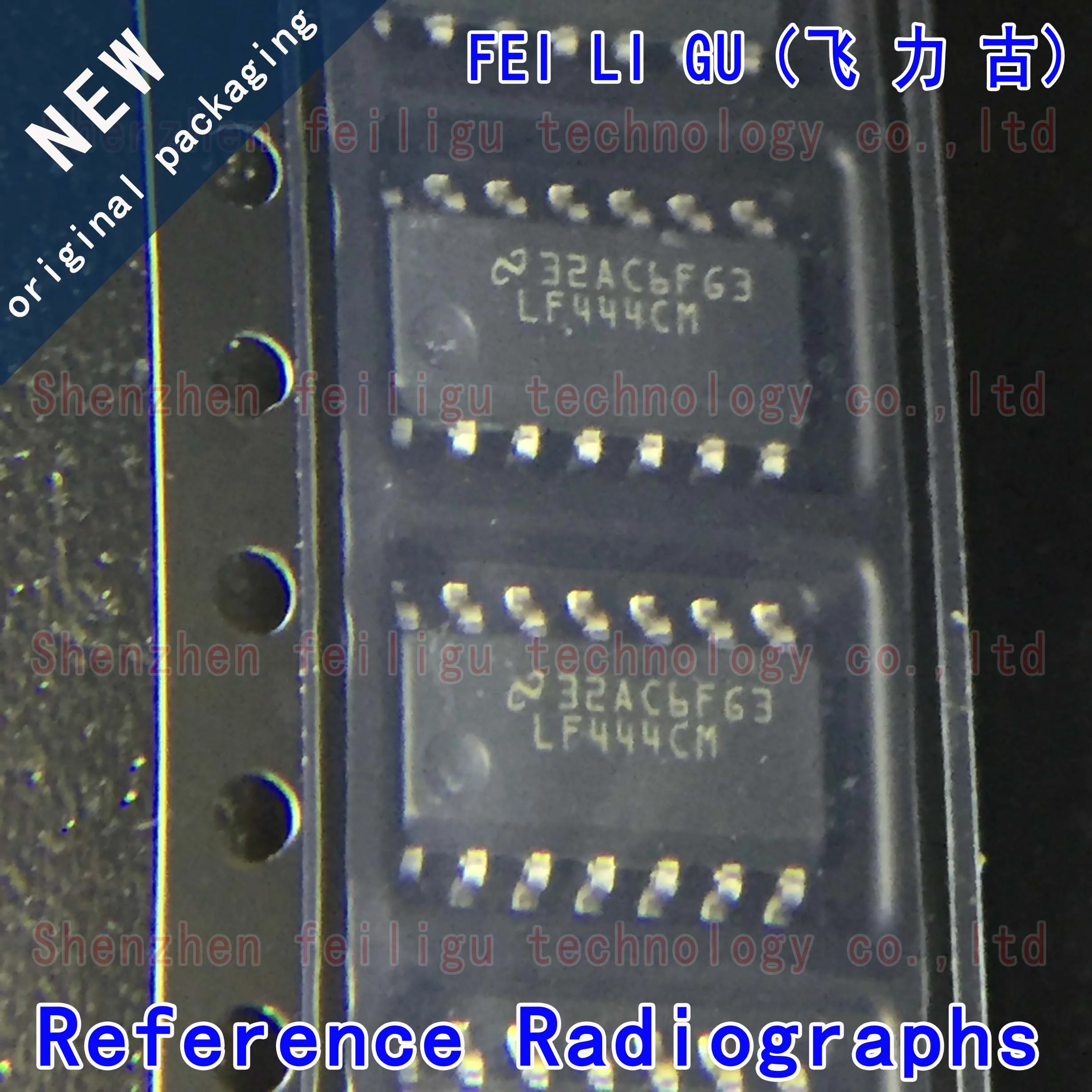 1 ~ 30 Stuks 100% Nieuwe Originele Lf 444cmx/Nopb Lf444cmx Lf 444Cm Lf444 Pakket: Sop14 Quad Low Power Operationele Versterker Chip