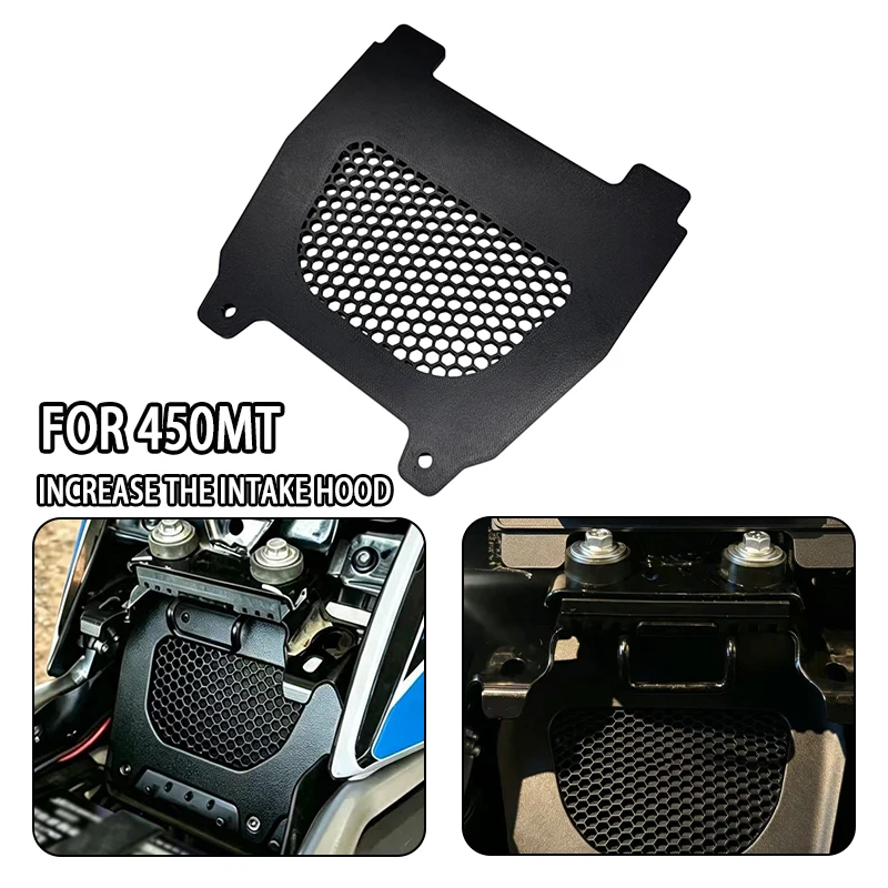 For CFMOTO 450MT MT450 2024-2026 Motorcycle Filter Box Cover and Enlarged Intake Hood IBEX 450 MT Accessories