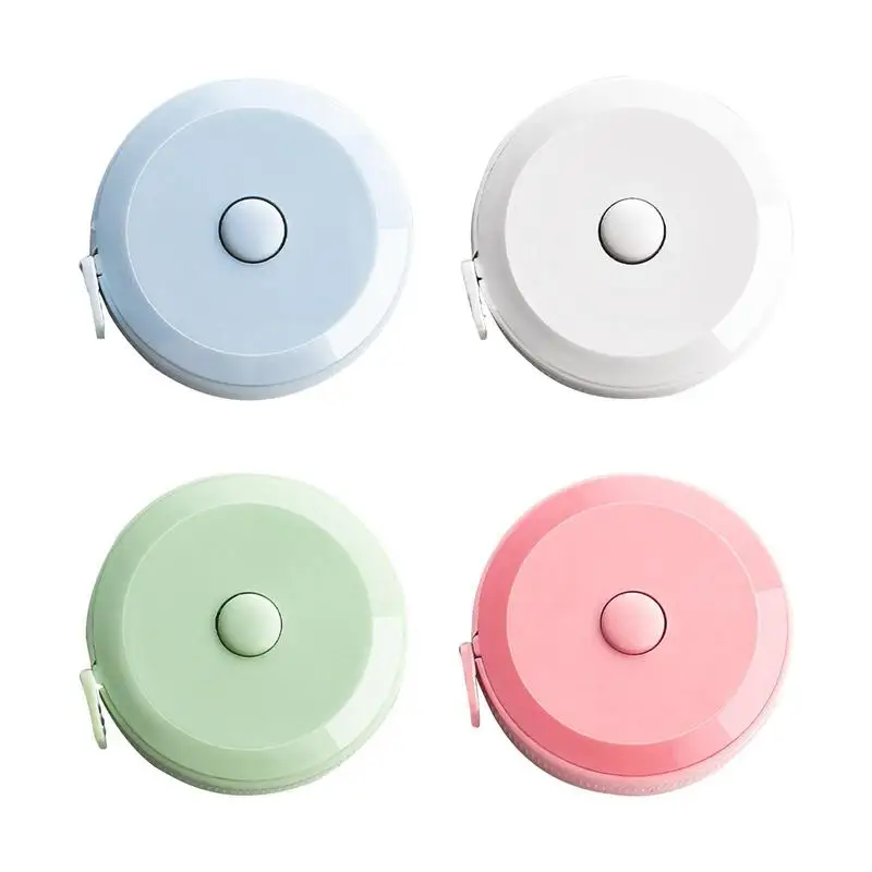 Портативная выдвижная лента 200 см, мини-рулетка для измерения тела, рулонная лента для шитья ткани, портная ткань, мера для талии