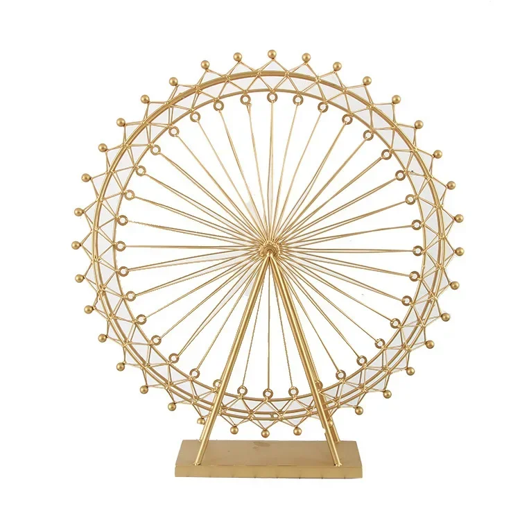 

Hot salesNordic creative Ferris wheel ornaments, rotating and luminous home decorations, living room, dining room, caf é decorat