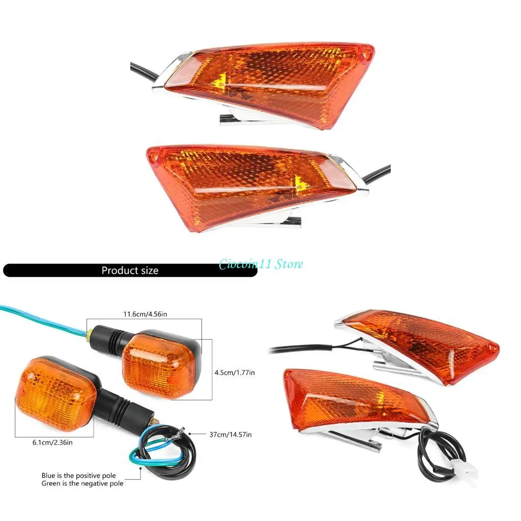 

Y1UB 1 Пара переднего/заднего индикатора сигнала света мотоциклера светодиодной лампы для мотоцикла для индикатора сигнала