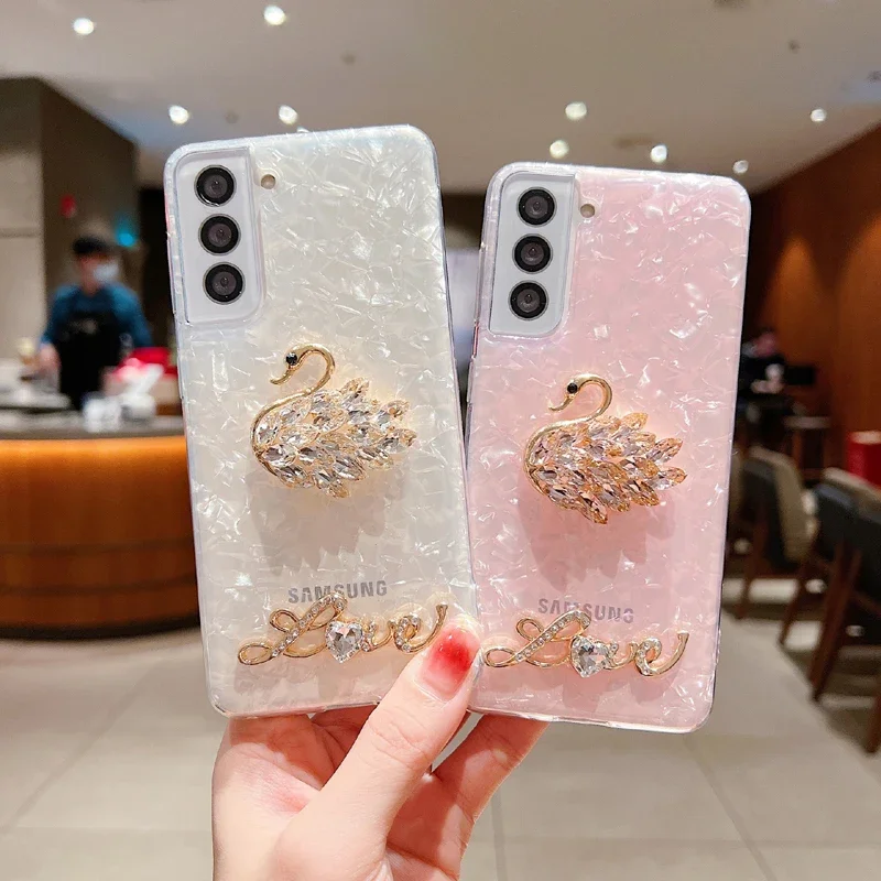 Shell gradient texture Phone Cases For Samsung Galaxy S10Plus Coque TPU Protection Back Cover For S20Plus S20Ultra S20FE S20Lite