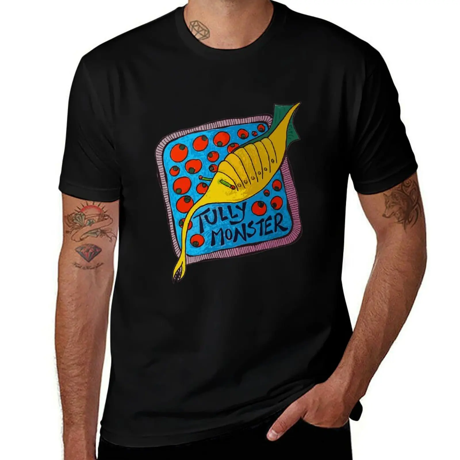 

Tully Monster Illinois State Fossil T-Shirt anime shirt hippie clothes slim fit t shirts for men