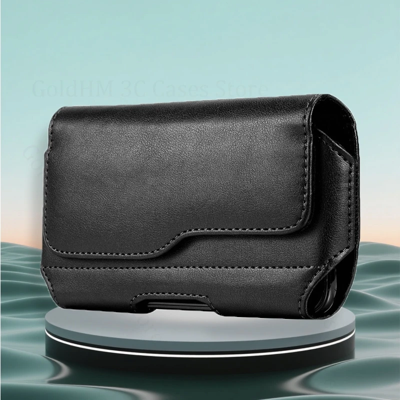 

Magnetic Phone Pouch Flip Leather Case For Honor 400 Smart Belt Phone Waist Bag For Honor 400 Ultra 90 GT 200 100 300 Pro 80 SE