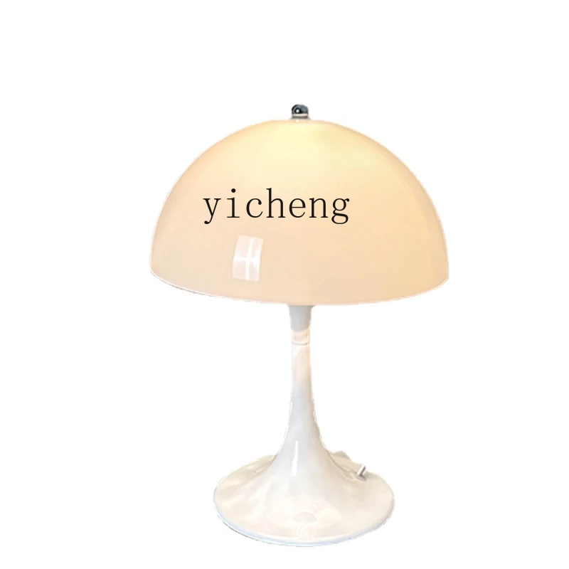 XL Bedside Mushroom Lamp Danish Bedroom Desk Lamp Decorative Desk Charging Table Lamp