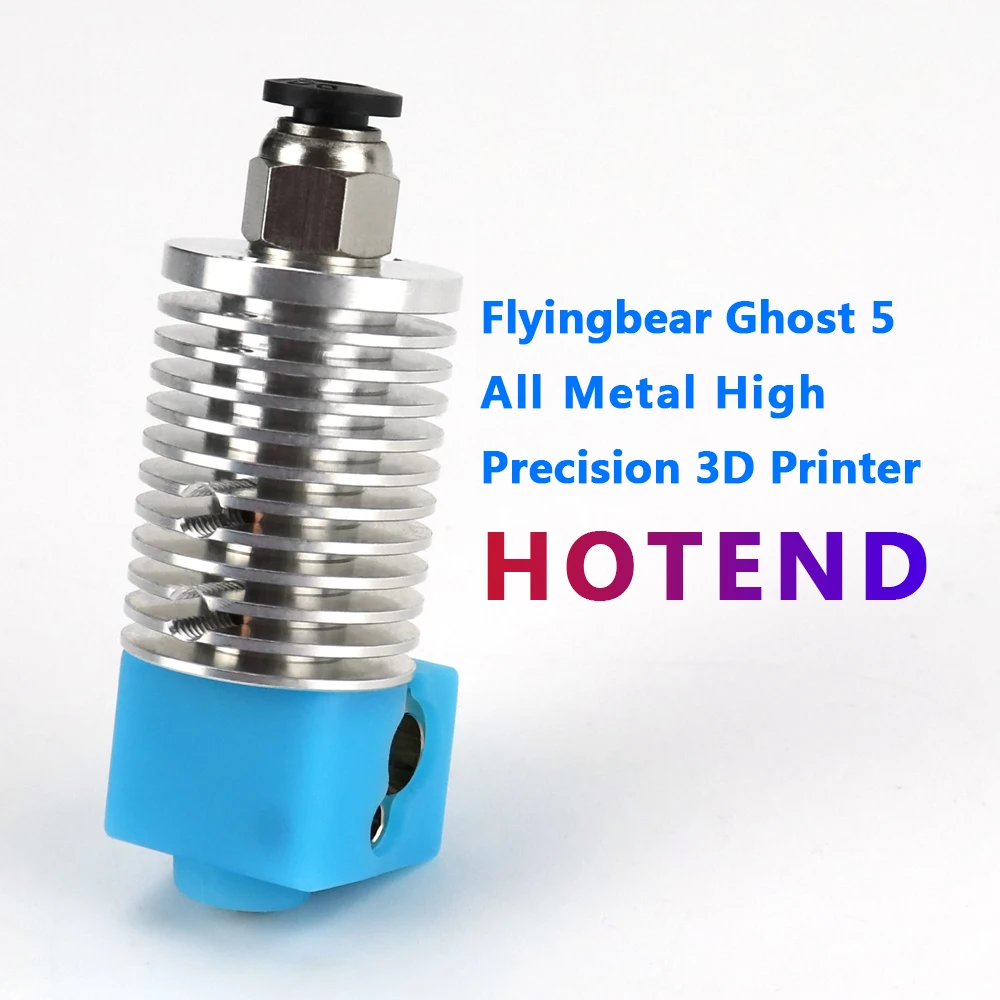 High Quality Upgrade Bimetal Heatbreak + Plated Copper Heat Block Nozzle 0.4mm Hotend For Flyingbear Ghost 5 3D Printer