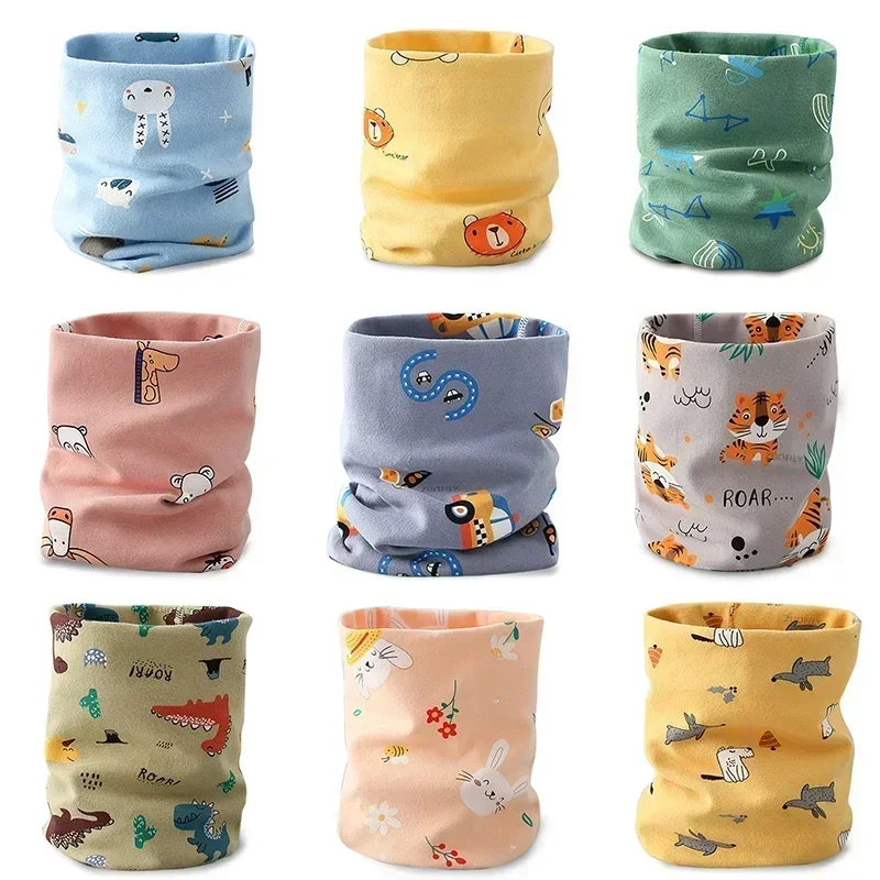 New Cotton Baby Scarf Autumn Spring Snood Children Scarf Boy Girl Scarf Kids Child Neck O Ring Scarves Collar Warm Neckerchief