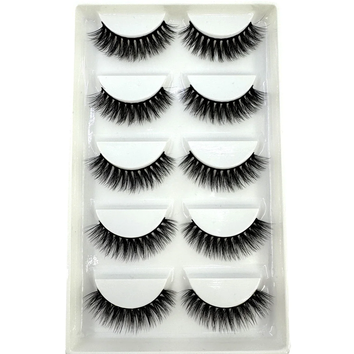 ขนตามิงค์เทียม 3 มิติ 5 คู่ขนตานุ่มธรรมชาติสามารถใช้ซ้ําได้สําหรับแต่งหน้าขนตาความงามและขยาย