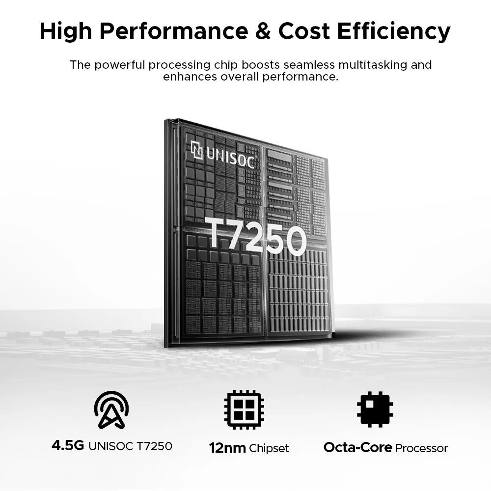 DOOGEE Blade10 Energy Rugged Phone 24GB 128GB 6150 mAh Battery 6.56'' HD+ Screen UNISOC T7250 Android 15 NFC Widevine L1