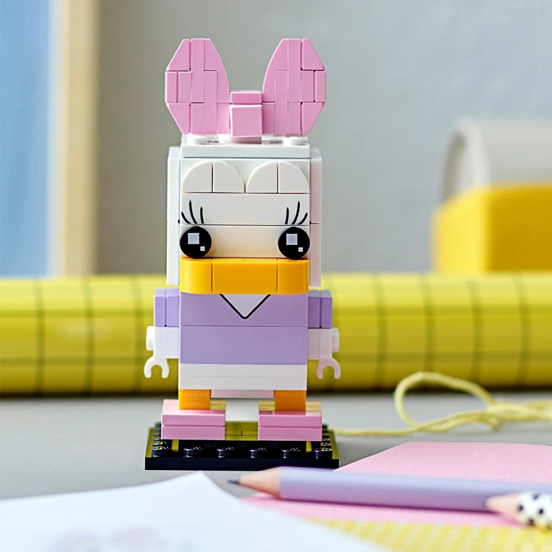Lego Block Toy Fangtouzi Series 40476 Daisy Duck Toy Block Cadeau pour garçons et filles