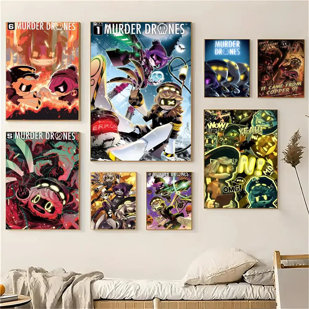 Anime Murder Drones Poster Wall Art Print Art Suitable For Living Room Bedroom Bar Parlor Home Decoration Gift