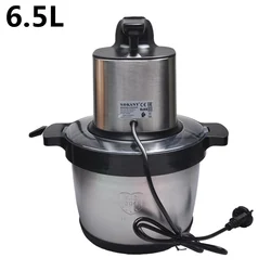 6.5L Electric Meat Grinder Stainless Steel 3 Speeds Meat Mincer Blender Machine for Kitchen Food Processor Chopper 220V 다지기 분쇄기