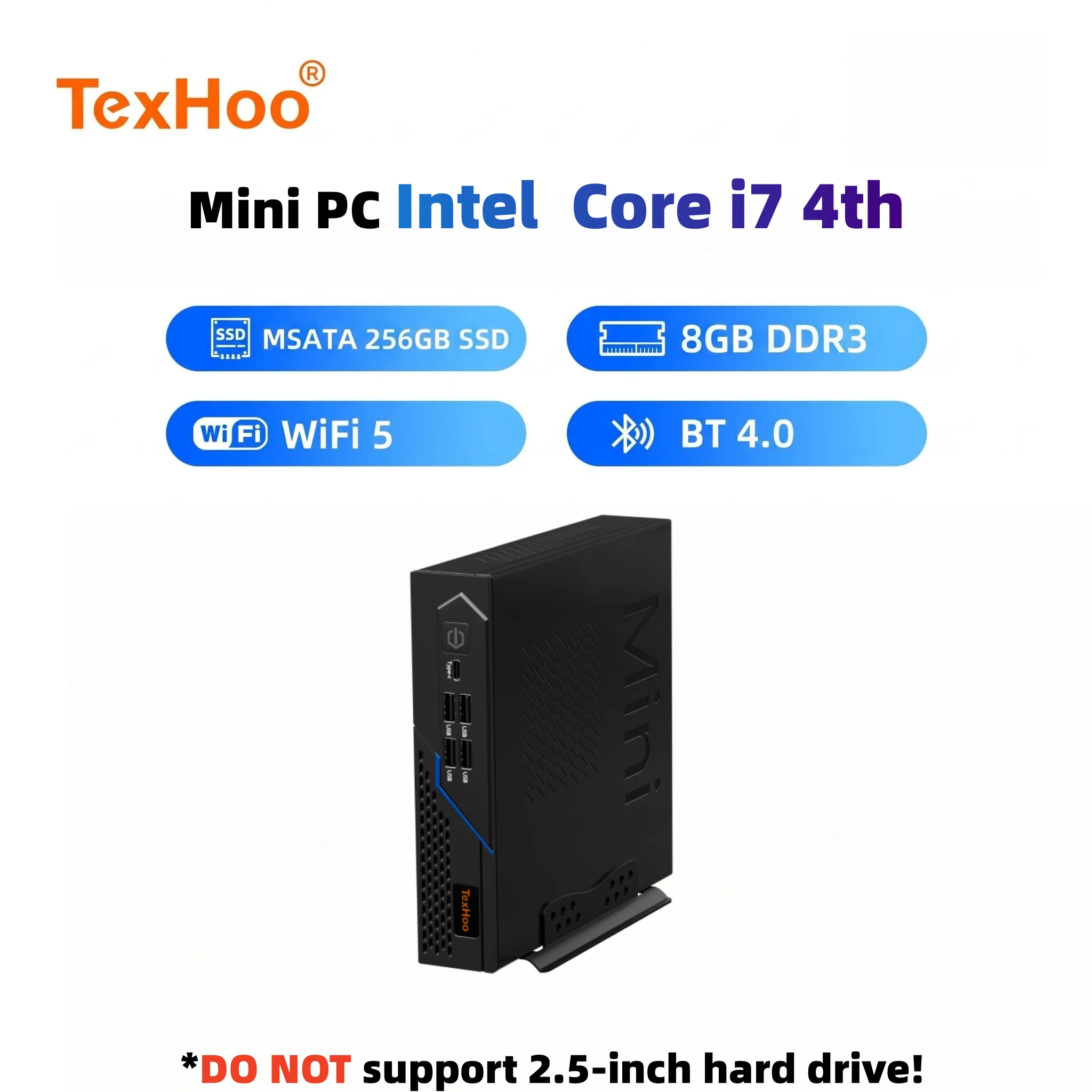 Ddr3 8Gb - TexHoo Mini PC Intel Core i7-4810MQ