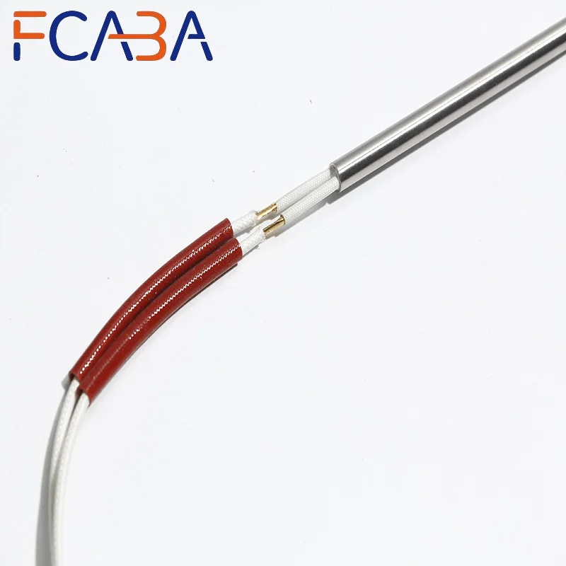 FCABA Heating Rod Tubular Cartridge Heater 304SUS 2PCS 12.5mm 320~500mm Heating Element 110V/220V/380V Plastic Molding Heater