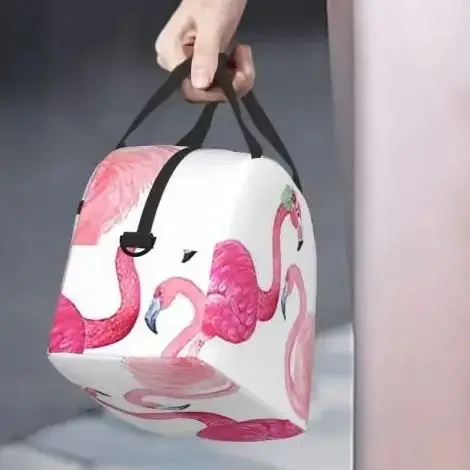 

FlowersLeakproof Lunch Tote Picnic Bags Cooler Bag for Woman Children