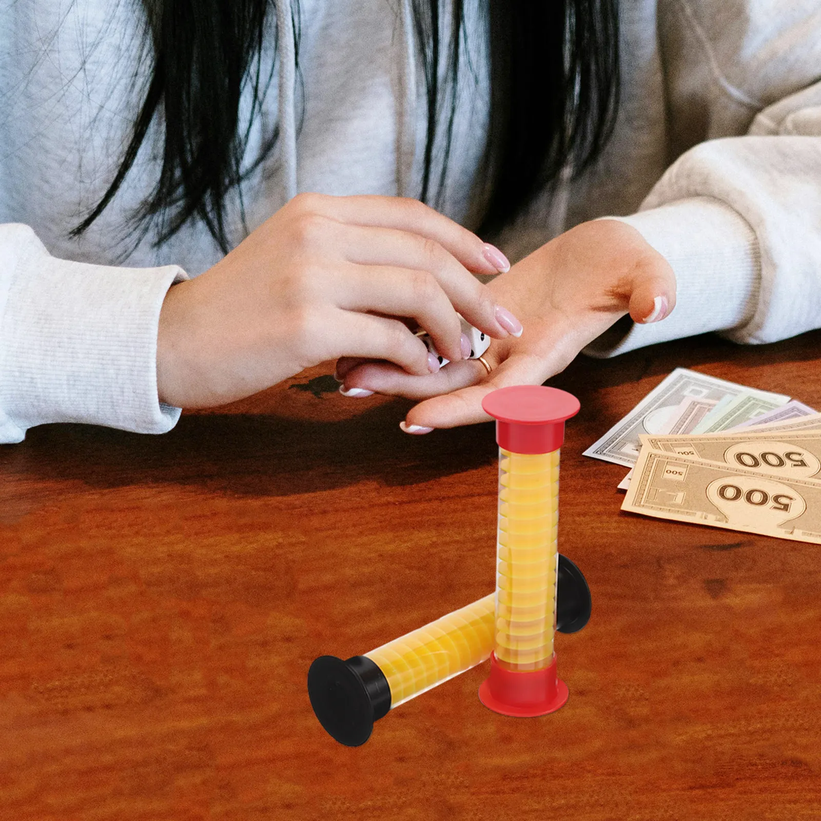 Mini Sand Hourglass Timer 5 Seconds 2 Pack Fun Countdown Timer for Board Games Classroom Home Activities
