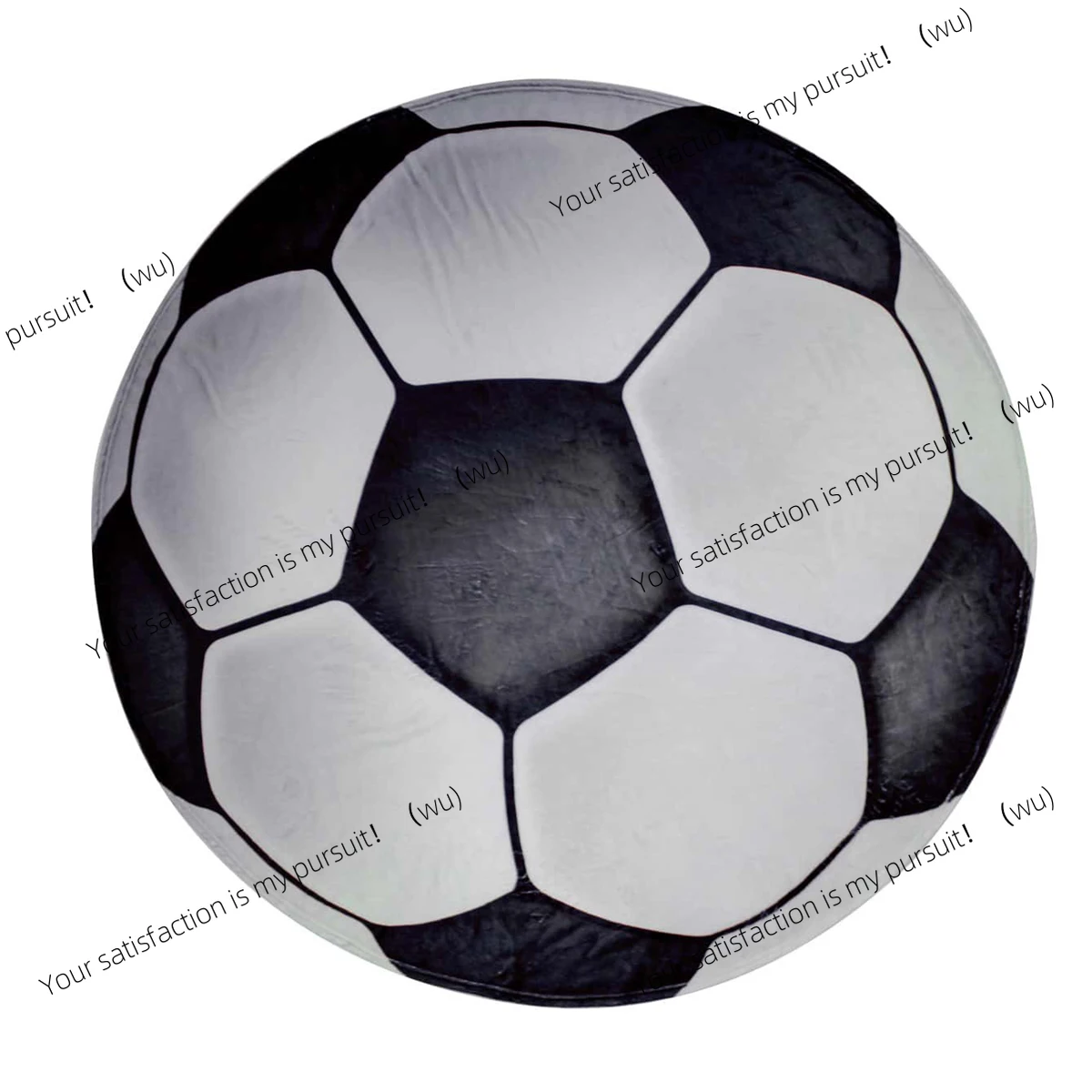 1pc Basketball Football Print Blanket, Funny Ball Flannel Round Blanket, Soft Warm Throw Blanket Nap Blanket For Couch Sofa Offi