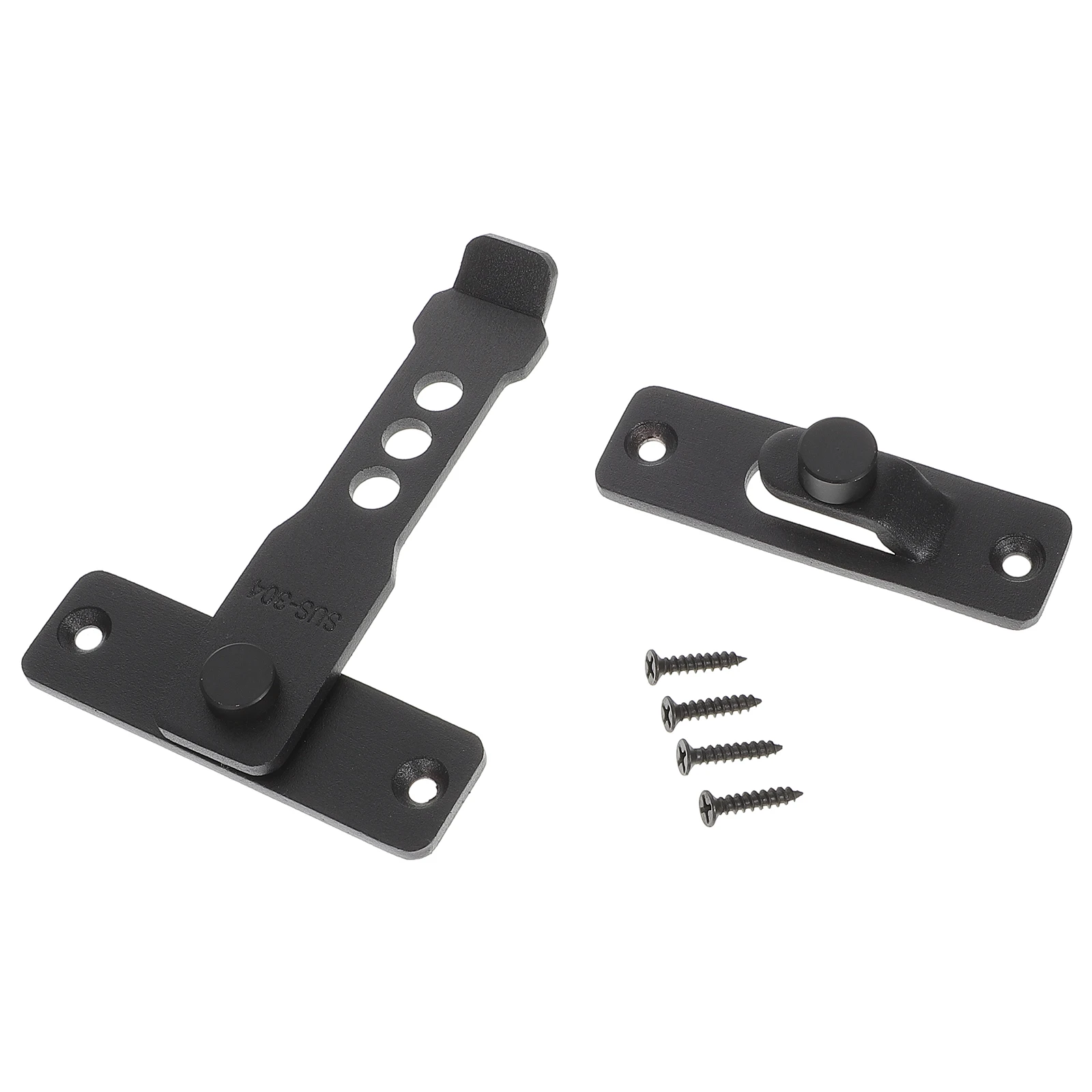 

Sliding Door Lock Latch Stainless Steel Heavy Duty Barn Gate Hooks Screen Latches Bathroom Safety Catch Anti Rust Door Clasp