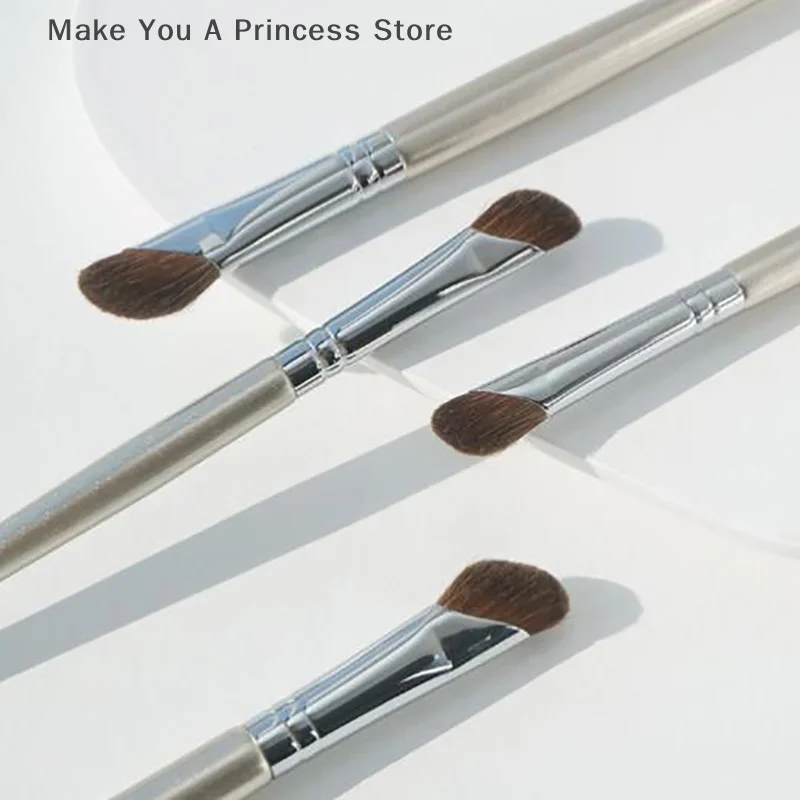 Sikkel Bevel Neus Schaduw Borstel Zachte Schuine Platte Kop Neus Contour Smudge Make-Up Kwasten Markeerstift Blush Cosmetica Tool