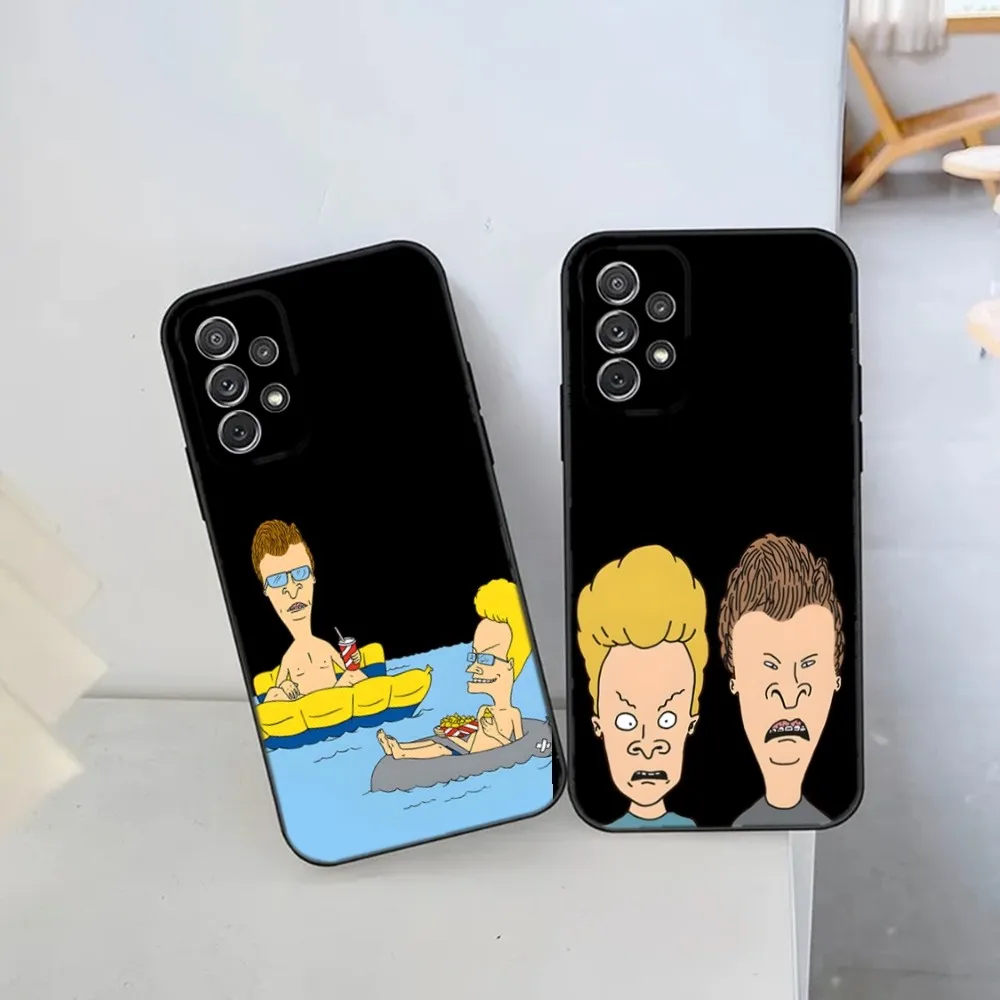 

B-Beavis and Butthead Phone Case For Samsung S21,S22 Ultra,S20,S30 plus,S22 plus,S23,S30 ultra 5G Silicone Cover