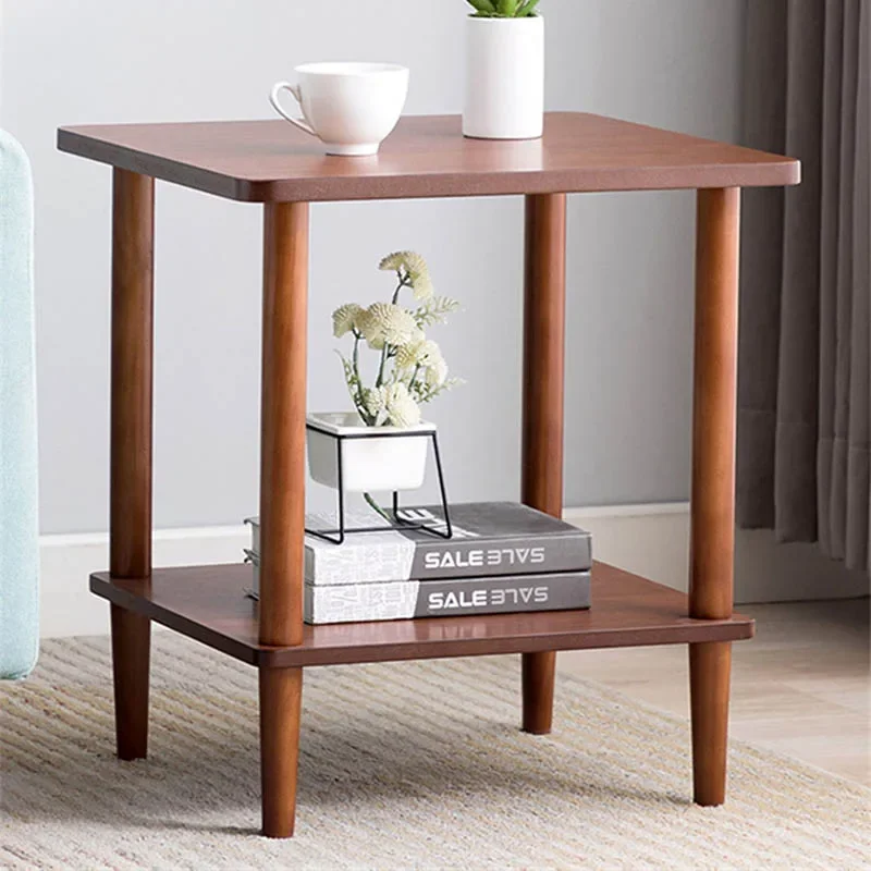 Small Table – Modern Minimalist Coffee Table Mini Sofa Sweet Solid Wood Living Room Home Square Bedroom Bedside Side Table