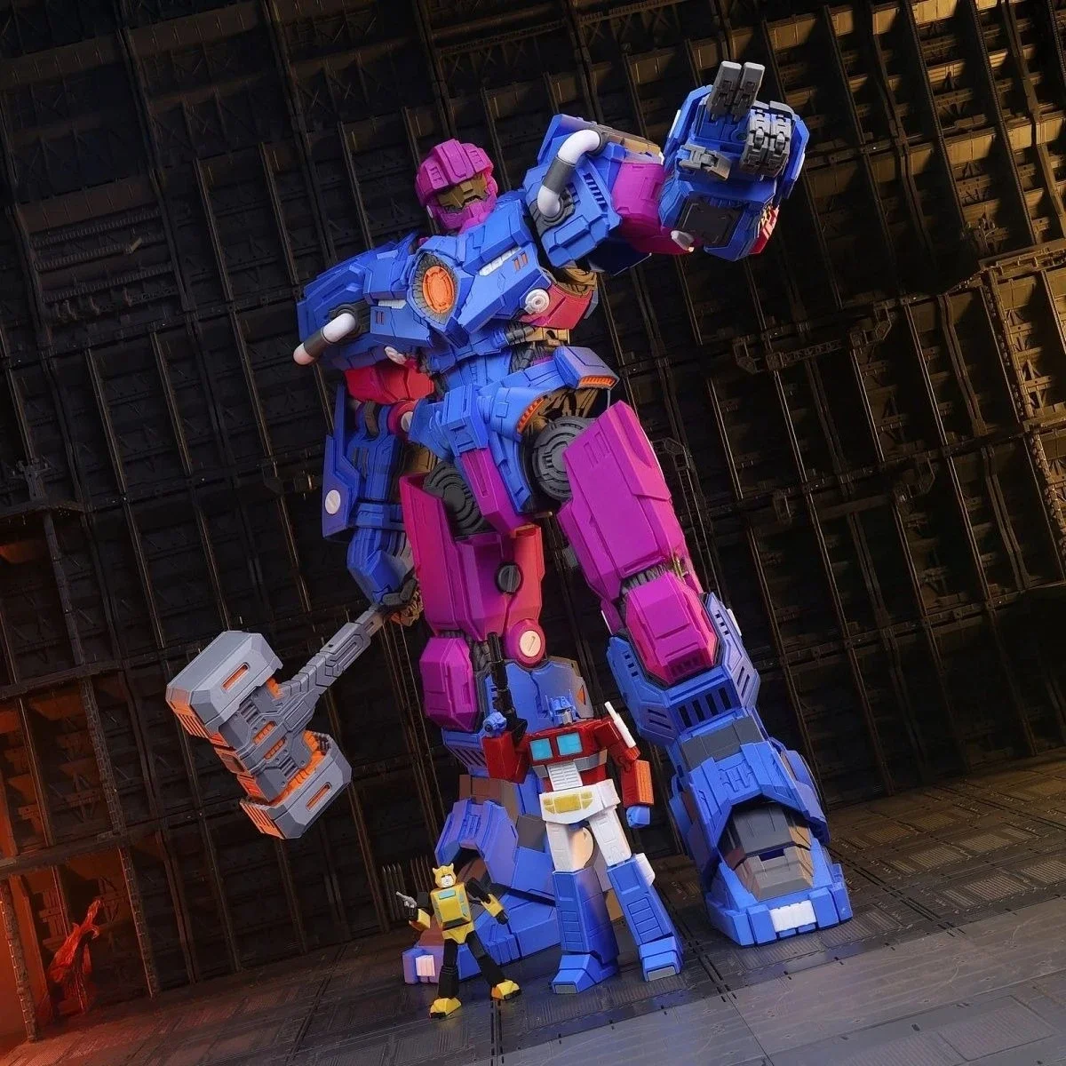 

High-quality 3D Printed Sentinel Robot Model Assembly Finished Product Model Toy in stock