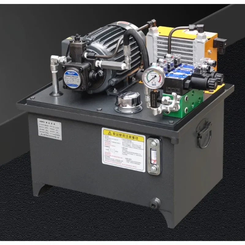 محطة هيدروليكية محطة مضخة تجميع النظام الهيدروليكي محطة مضخة هيدروليكية لضغط الزيت