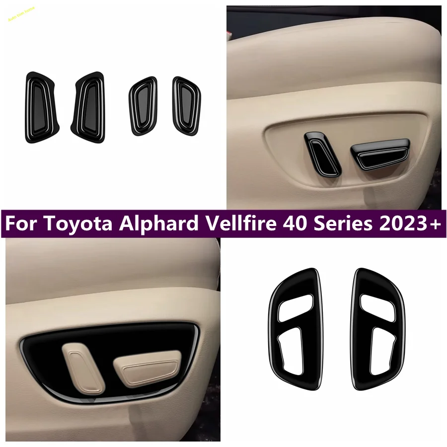 

Seat Adjustment Memory Button Switch Decor Frame Cover Trim Fit For Toyota Alphard Vellfire 40 Series 2023 2024 Car Accessories