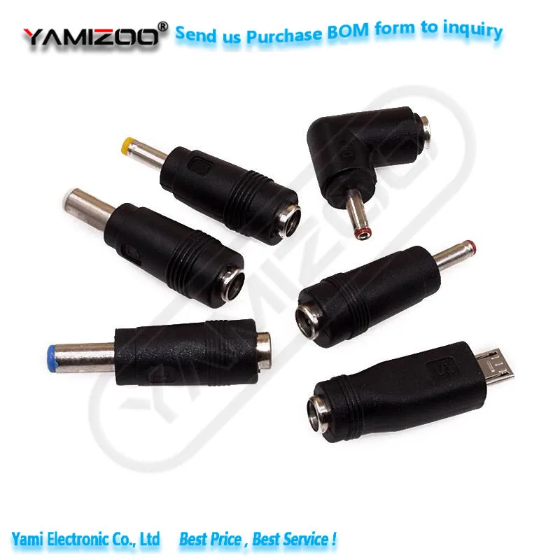 1 Stück DC-Stromadapterstecker 5.5-2.1/3.5-1.35/4.0-1.7/2507 Buchse auf Stecker – Detail 1