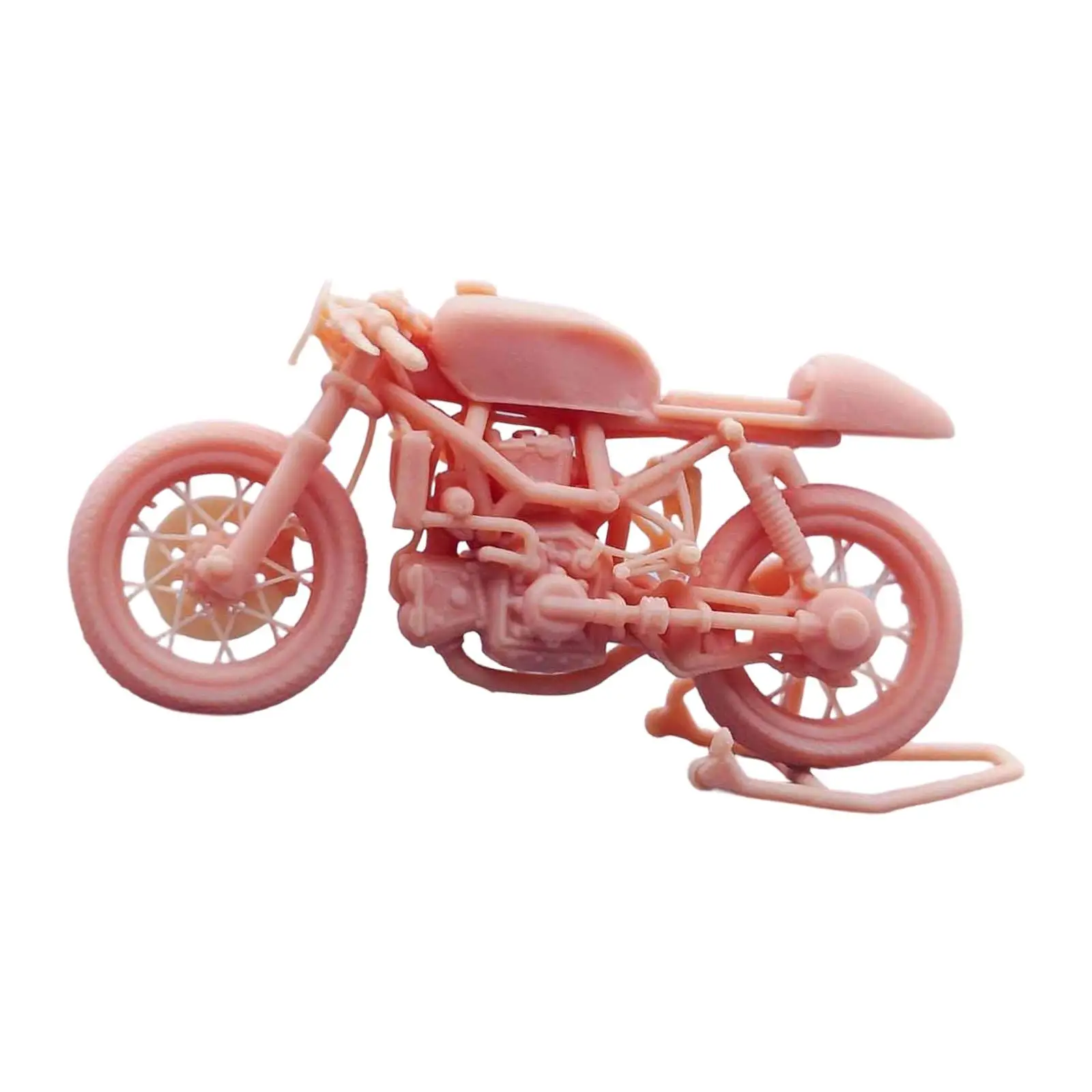 Miniature Motorcycle Model Centerpiece Scenery Decoration Micro Motorbike Diorama Accessories Resin Table Ornament for Collector