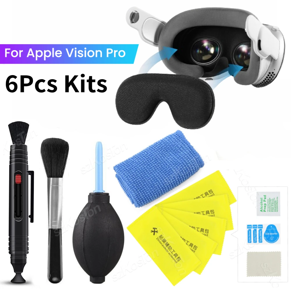 فرشاة تنظيف القلم للرؤية Pro VR Headset ، غطاء واقي للعدسات مقاوم للغبار ، نافخ هواء ، إكسسوارات نظارات