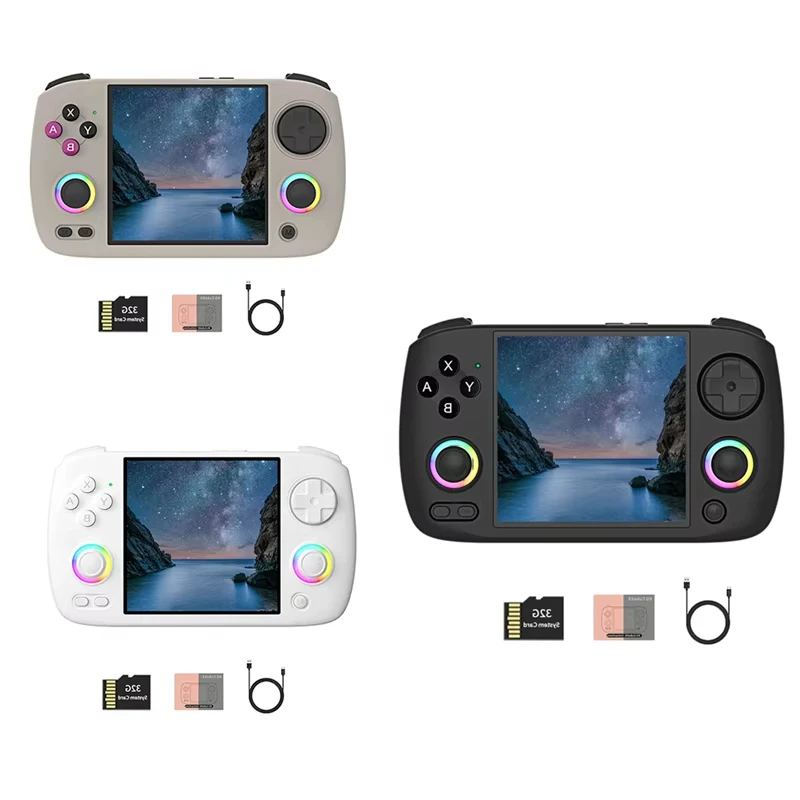 B-M RG Cubexx Retro Handheld Games Console 32GB RGB Joystick Reprodutor de videogame suporta WIFI Bluetooth