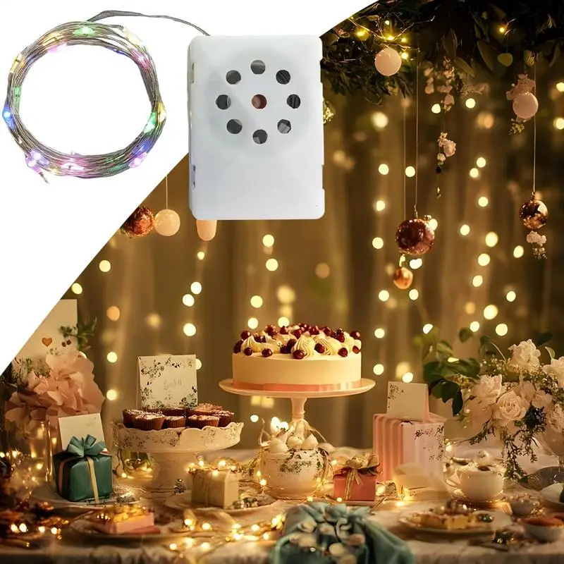 Module sonore enregistrable, boîte vocale, haut-parleur musical, jouet, guirlande lumineuse joyeux anniversaire, décorations de fête pour maman, fille, fils, femme