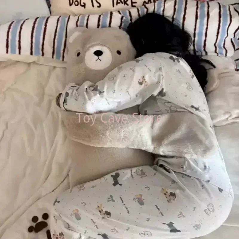 Keko Bear Patting Soothing Hug Pillow Soft Plush Toy Sleeping Companion Adult Pregnant Women Lumbar Support Bedroom Nap