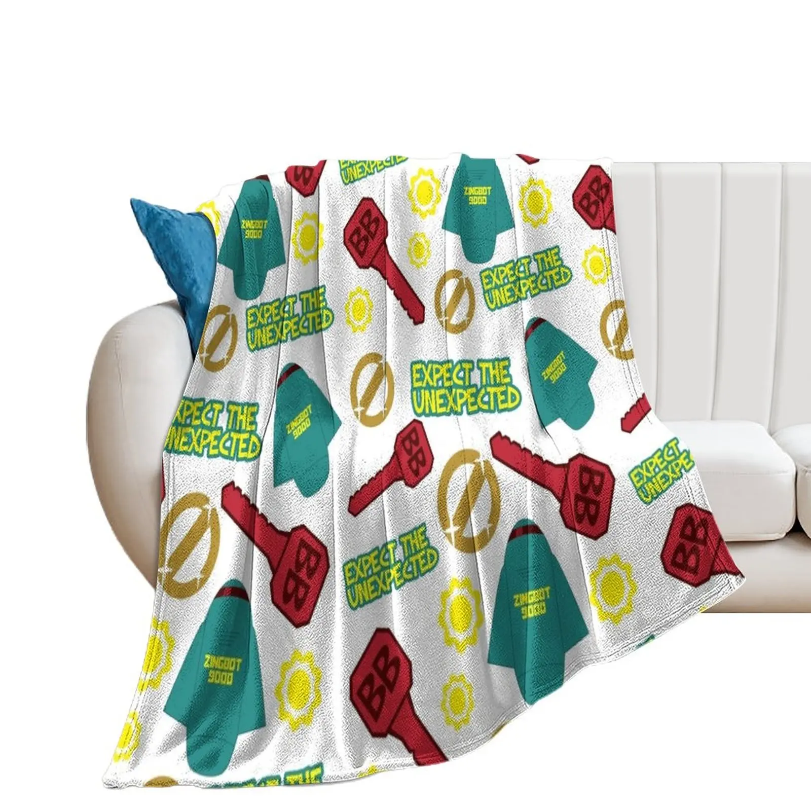 

Big Brother Icon Pattern Throw Blanket Kid'S Summer Sofas Blankets