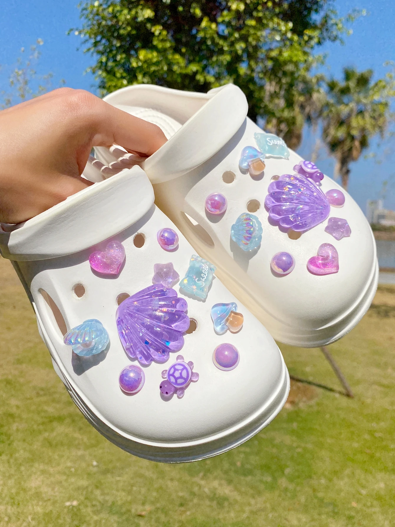 

20 Pieces of Marine Life Shoe Decorations for DIY Casual Accessories - Fun and Multi-functional Personalized Shoe Ideas