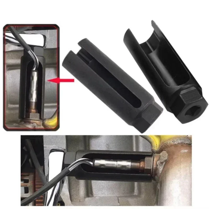 1/2Pcs Universal 22mm Socket Wrench Oxygen-containing European Standard Oxygen Vacuum Lambda Sensor Removal Socket Kit Car Tools